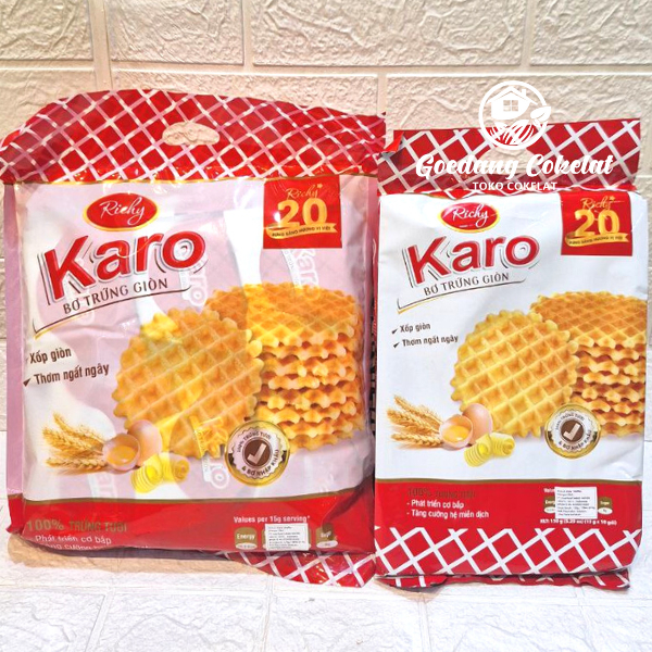 Jual Richy Karo Crispy Butter Waffles / Biskuit Waffles 150g / 270g