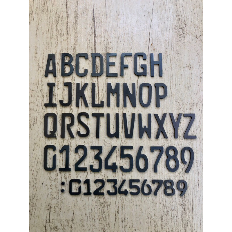Jual CETAKAN PLAT NOMOR MOTOR NEW FONT BAHAN BESI 2MM | Shopee Indonesia
