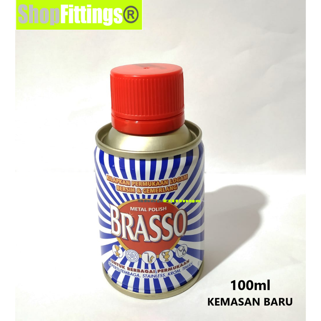 Jual Brasso Metal Polish Liquid Pengkilat Logam Serbaguna 100 200 ml