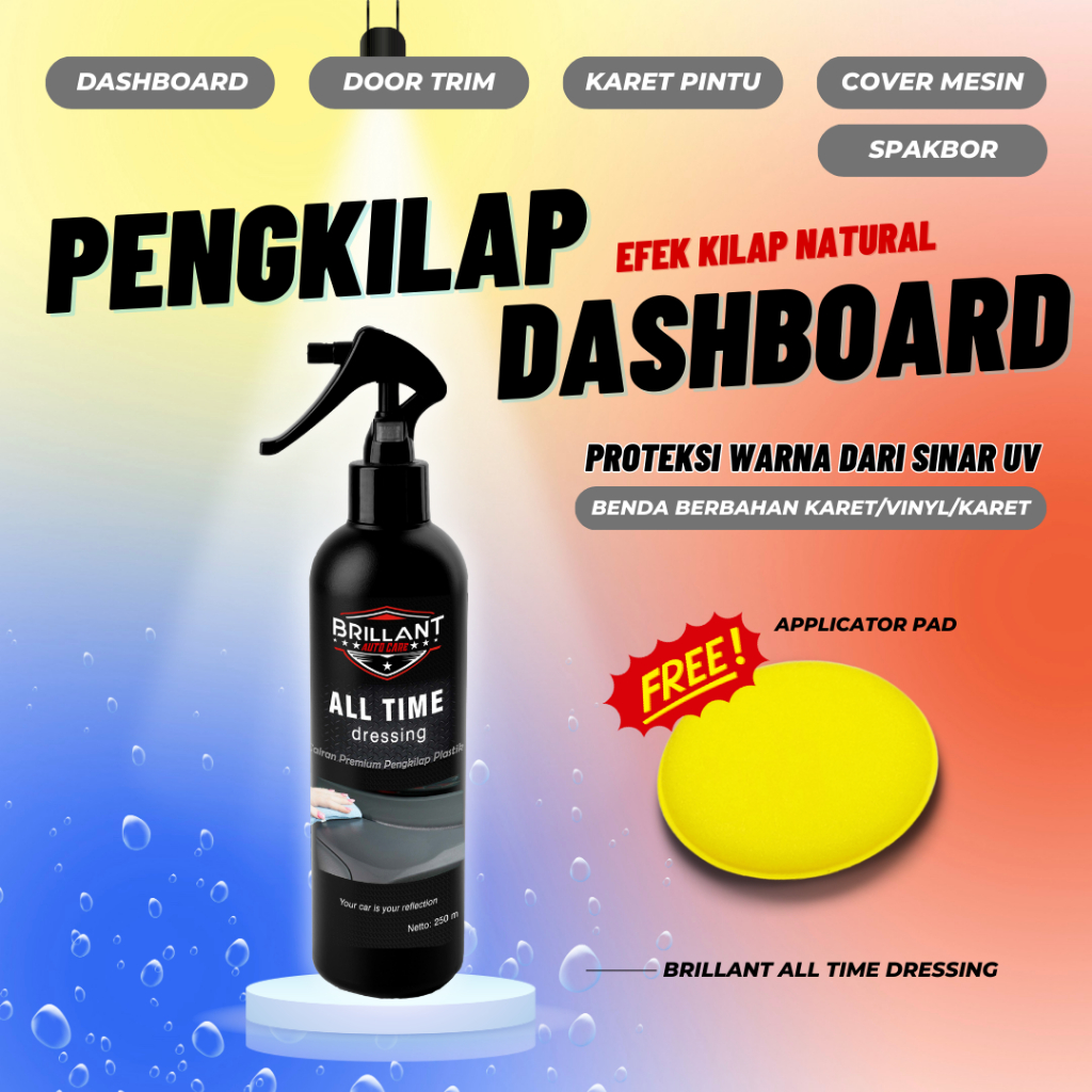 Jual Pengkilap Plastk/Pengkilap Dashboard/All Time Dressing/Pengkilap