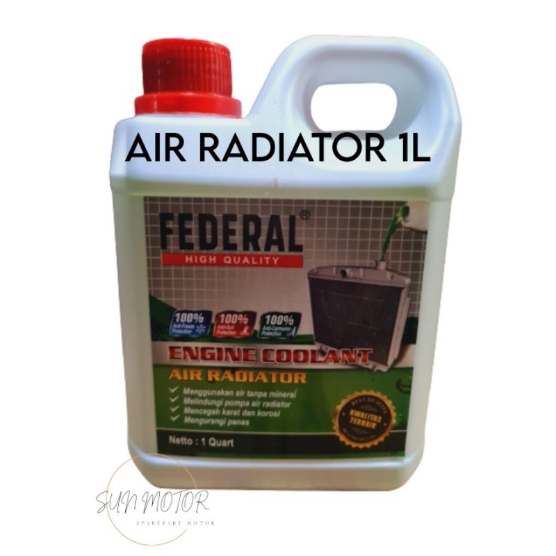 Jual AIR RADIATOR ENGINE COOLER 1L FEDERAL | Shopee Indonesia