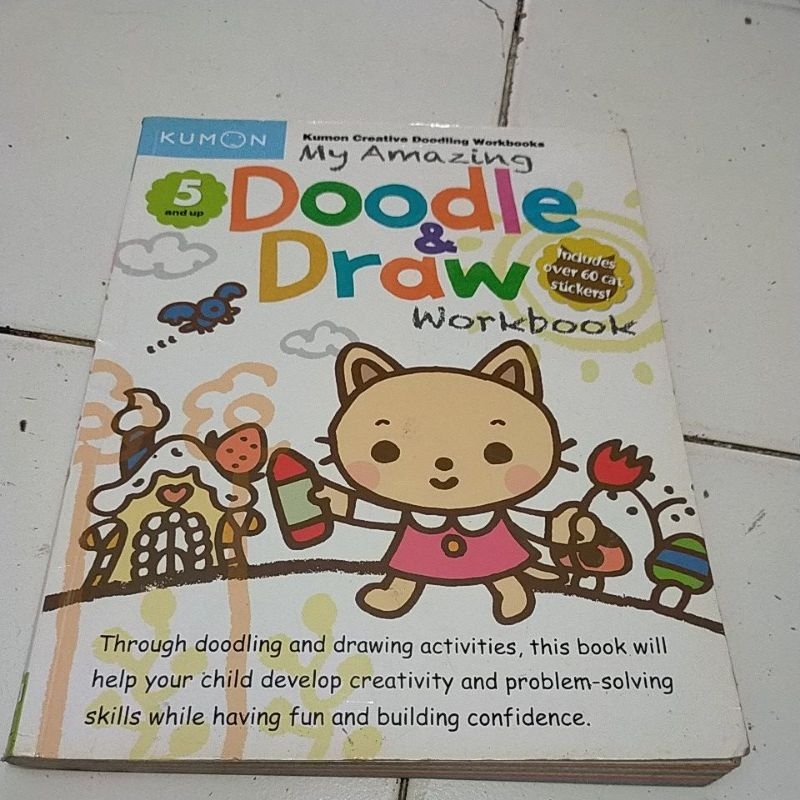 Jual Original KUMON MY AMAZING DOODLE AND DRAW WORKBOOK Shopee Indonesia