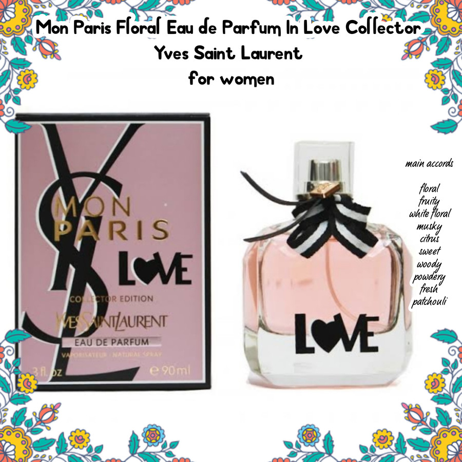 Jual Parfum YVES SAINT LAUREN MON PARIS LOVE COLLECTOR EDITION EDP 90ML