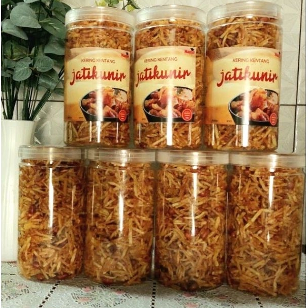 Jual Kentang Mustofa Renyah Enak Kemasan Toples 1000ml Nett 250 Gram