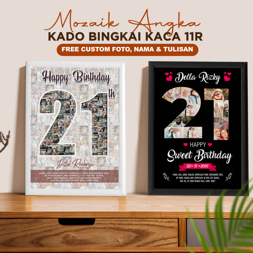 Promo Edit Foto Mozaik dengan Frame Block Poster ukuran 12R dll