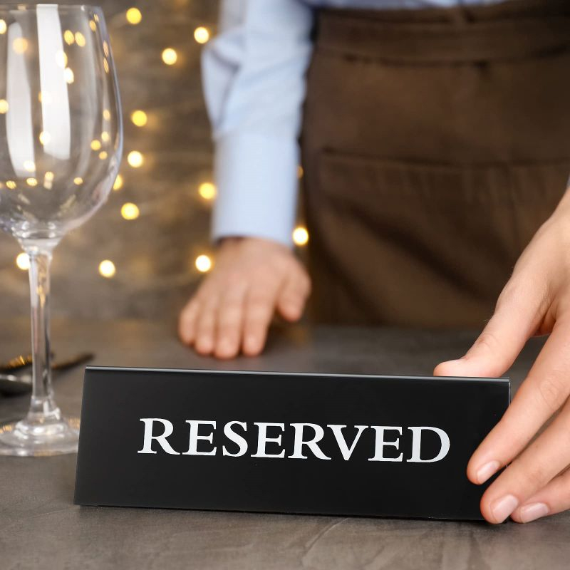 Jual Akrilik Reserved Meja 20x7cm Papan Reserved Akrilik Reserved Sign ...
