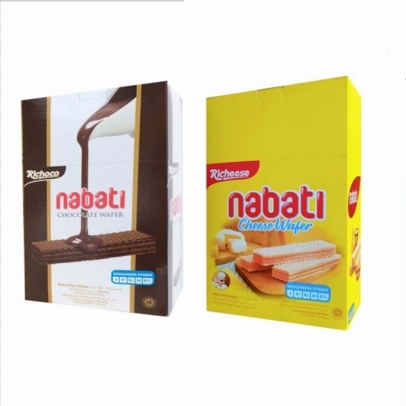 Jual Richeese Nabati Wafer Box isi 20pcs | Shopee Indonesia