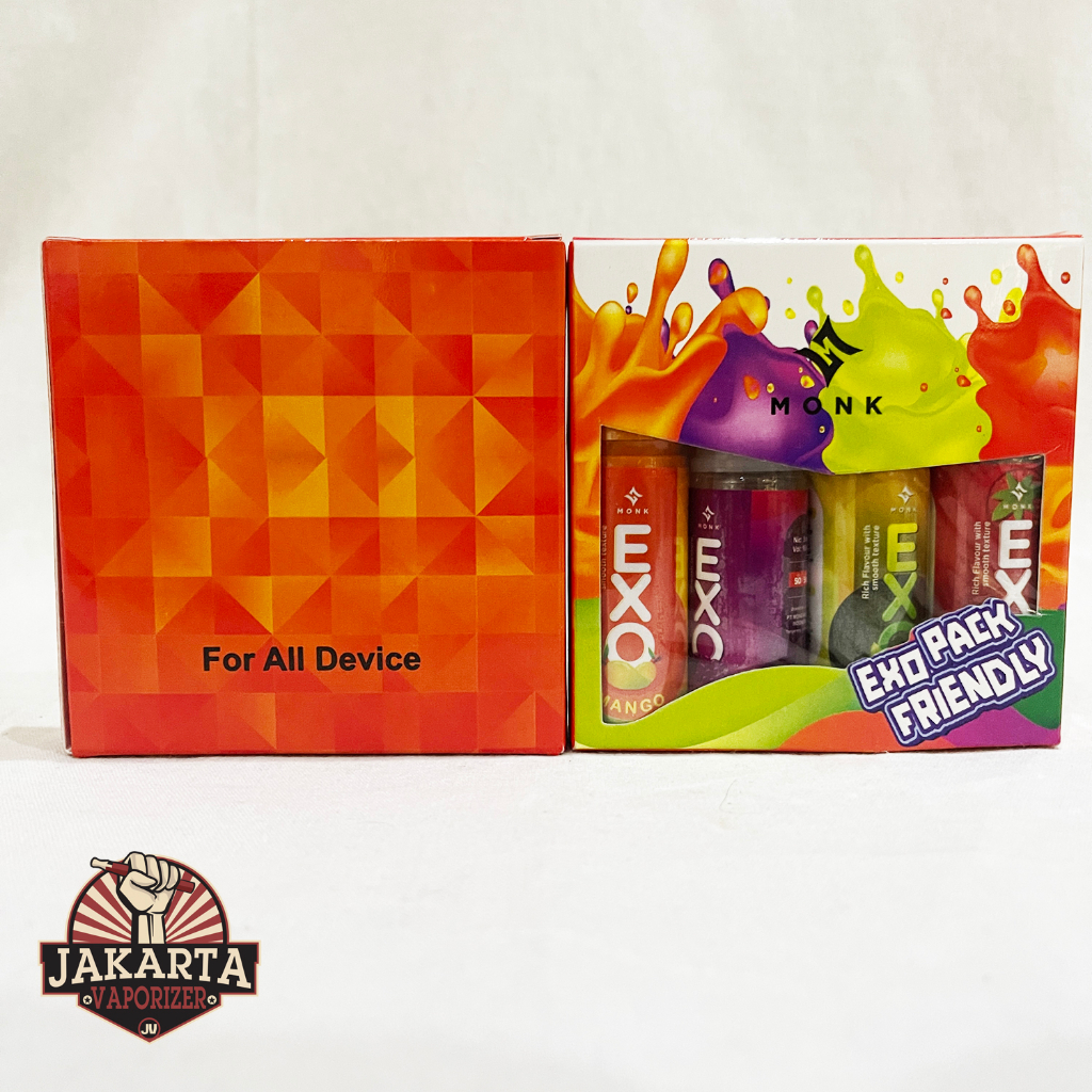 Jual EXO PACK FRIENDLY PACK 4IN1 15ML X 4PCS 3MG BY MONK Shopee Indonesia