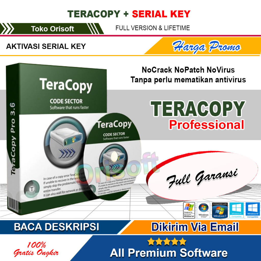 Jual TeraCopy 3.6 Lisensi Full Version Lifetime Shopee Indonesia