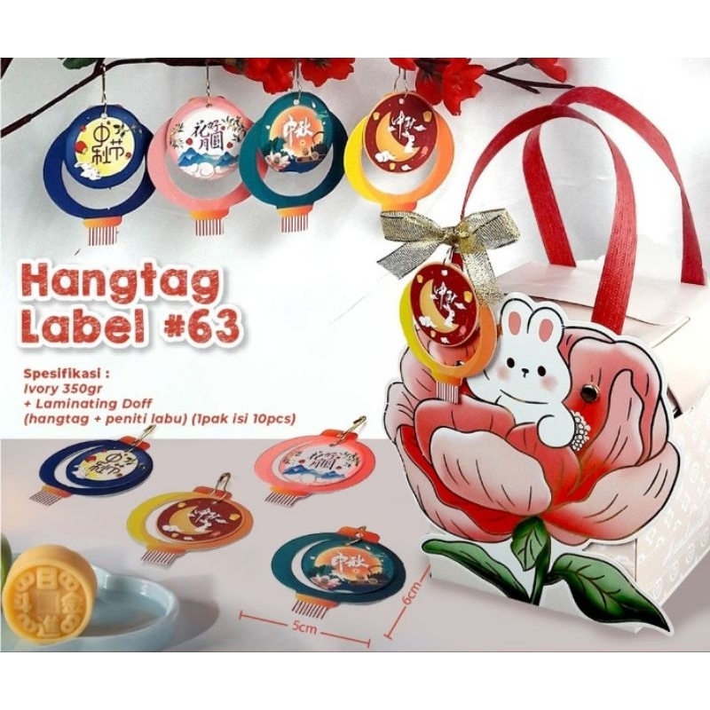 Jual 10pcs Set Hangtag Mooncake Hangtag Kue Bulan + Peniti labu ...