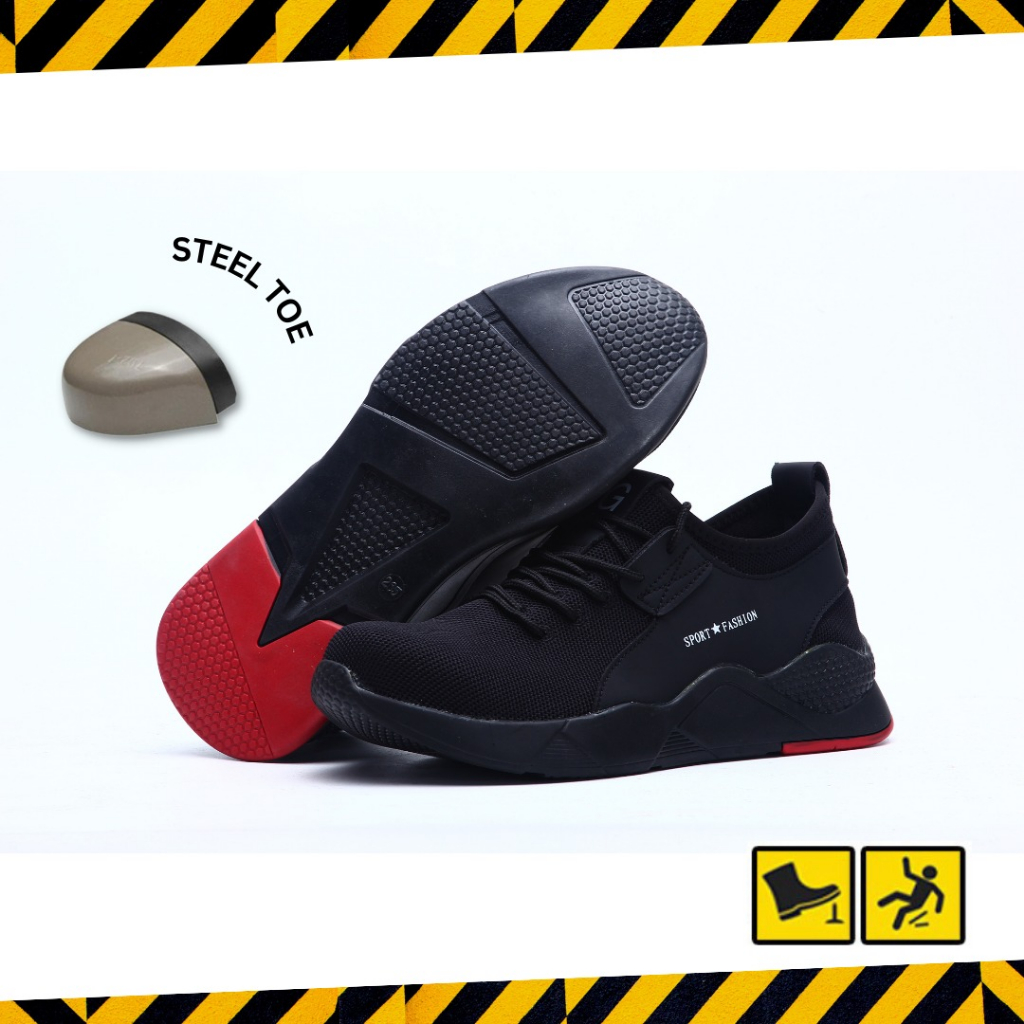 Jual SEPATU SAFETY SHOES SEPATU SNEAKERS PRIA MURAH BERKUALITAS UJUNG