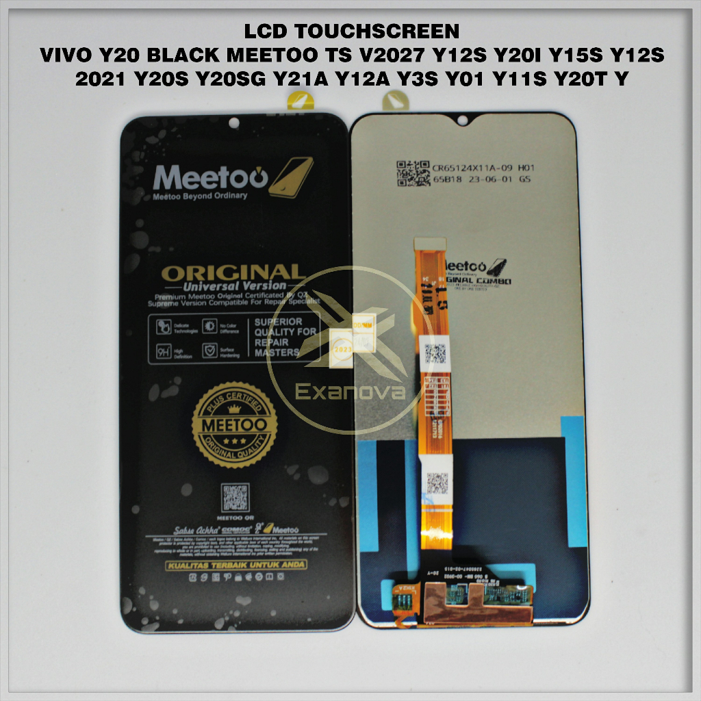 Jual LCD TOUCHSCREEN VIVO Y20 TS V2027 Y12S Y20I Y15S Y12S 2021 Y20S