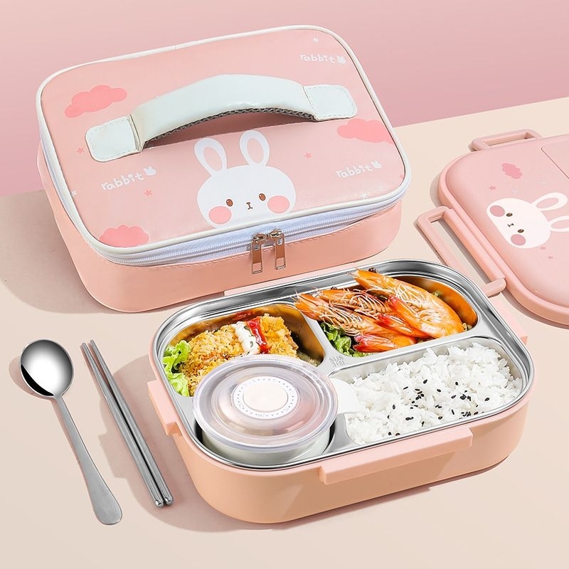 Jual IBEX KIDS Bunny Lunchbox Steinless Tempat Brkal Makan Anak Murah ...