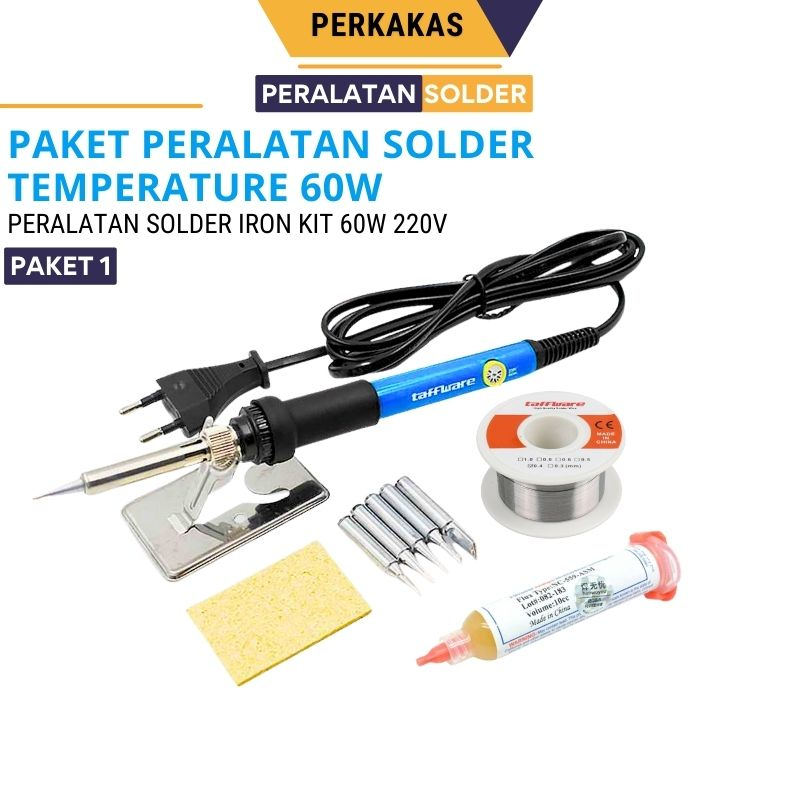 Jual Paket Lengkap Solder Listrik Iron Automatic Watt Dengan Pcs