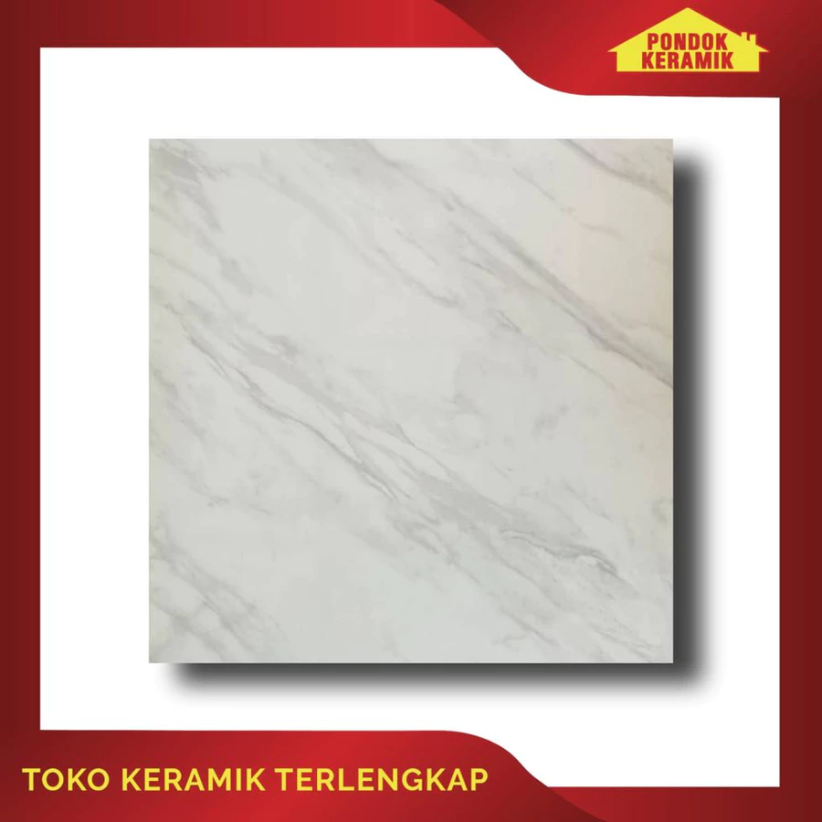 Keramik Lantai Habitat 60x60 Vinter / Motif Marble Carara