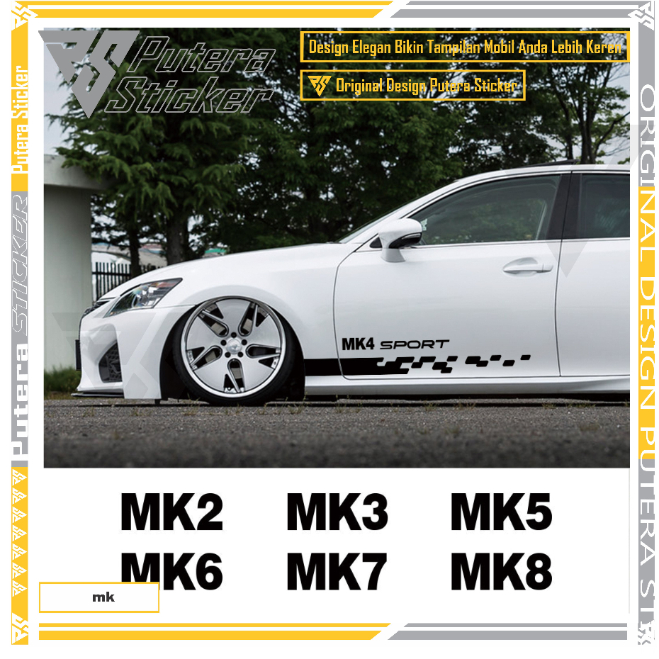 Jual lis02 sticker mobil Aksesori Dekor otomatis stiker garis pinggang ...