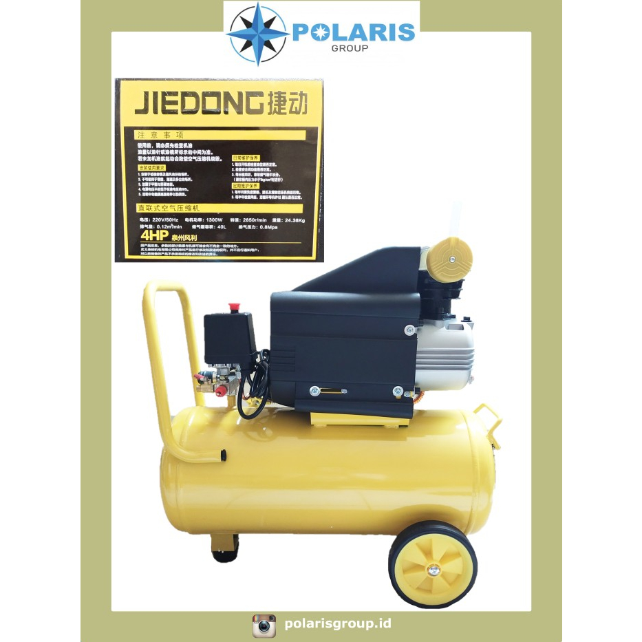 Jual KOMPRESOR ANGIN / AIR COMPRESSOR / JIEDONG / 4 HP | Shopee Indonesia