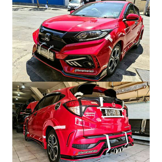 Jual body kit bumper mobil honda HRV lama type R ferrari variasi
