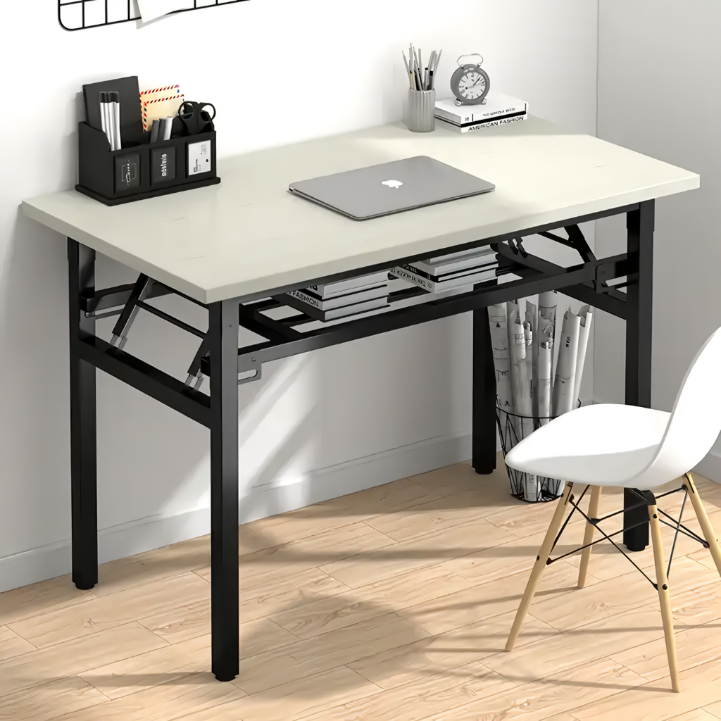 Jual Meja Komputer Minimalis Computer Table 100 cm Meja Lipat Hemat