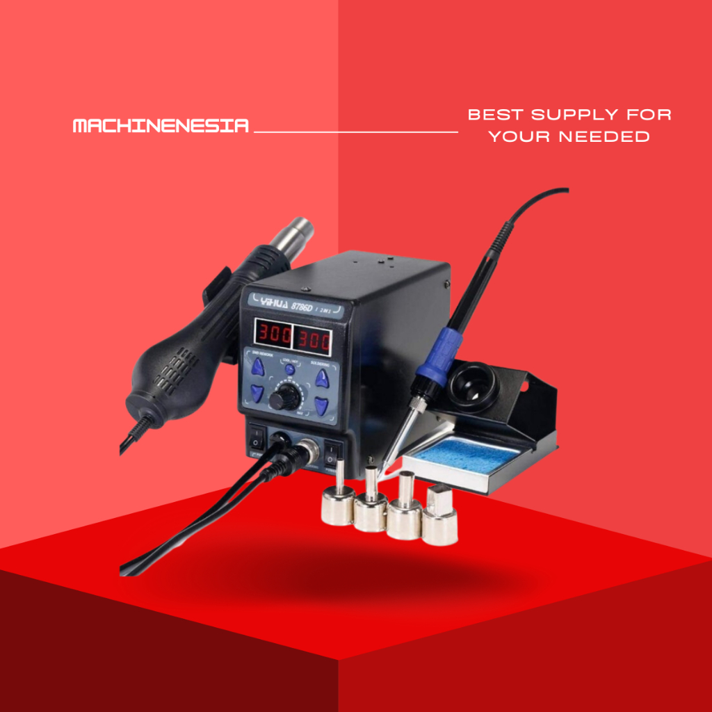 Jual SOLDER UAP BLOWER YIHUA 8786DI / SOLDER STATION 2IN1 HOT AIR GUN