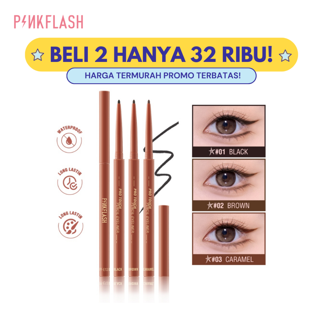 Jual PINKFLASH Waterproof Eyeliner Gel Smooth Gel Eyeliner High