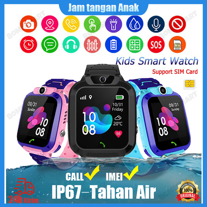 Jual Anti Air Jam tangan anak untuk telepon 2 arah anak Gps Digital