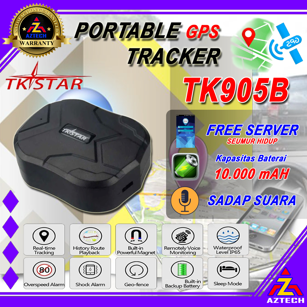 Jual Gps Tracker Portable Original Tkstar Mini Tk913 Tk 913 Tk905 Tk