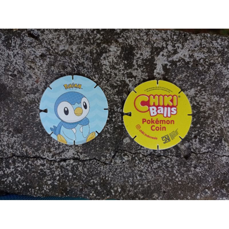 Jual Tazos / Tajos POKEMON COIN -PIPLUP- CHIKI BALLS New Murah Mainan ...