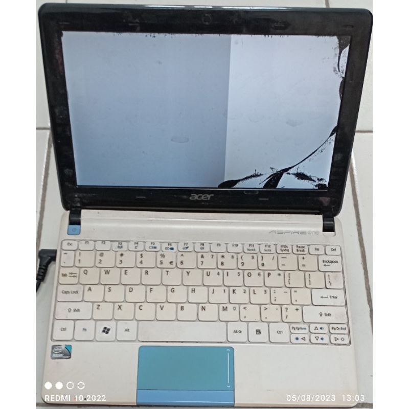 Jual Notebook Acer Aspire One D Crr Ze Intel Atom Ddr Shopee