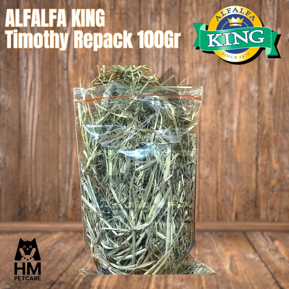Jual ALFALFA KING Timothy Hay 100 Gram Rumput Hay Timothy Repack 100g Shopee Indonesia