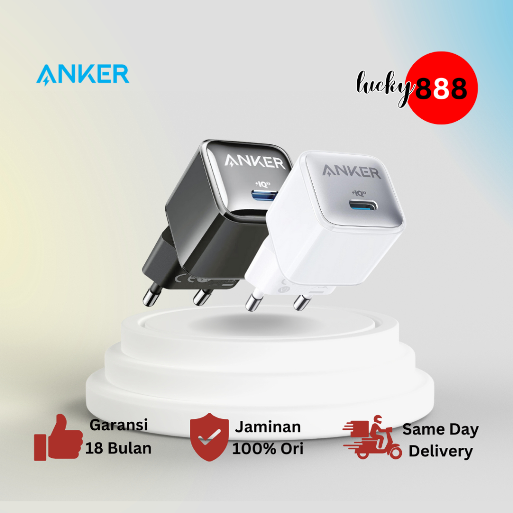 Jual Kepala Charger Anker Charger 30W Nano Pro 511 USB Type C PD IQ