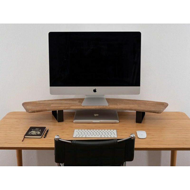 Jual Stand Monitor Lengkung Tebal 3CM Meja monitor, Meja Laptop, Stand