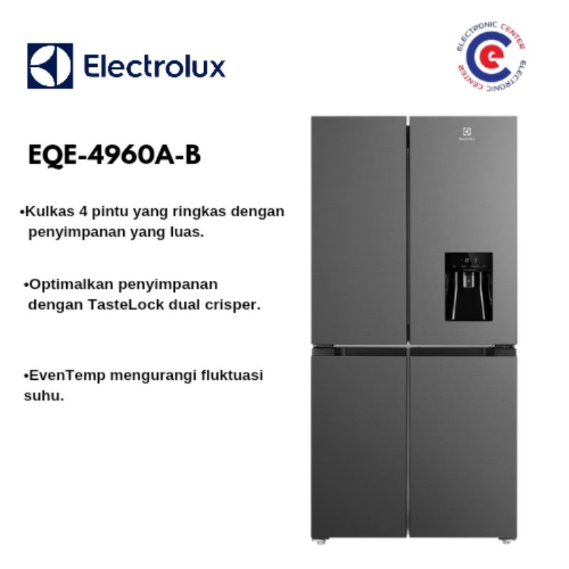 Jual Kulkas ELECTROLUX EQE4960A-B Side By Side 4 Pintu Ultimate Taste ...