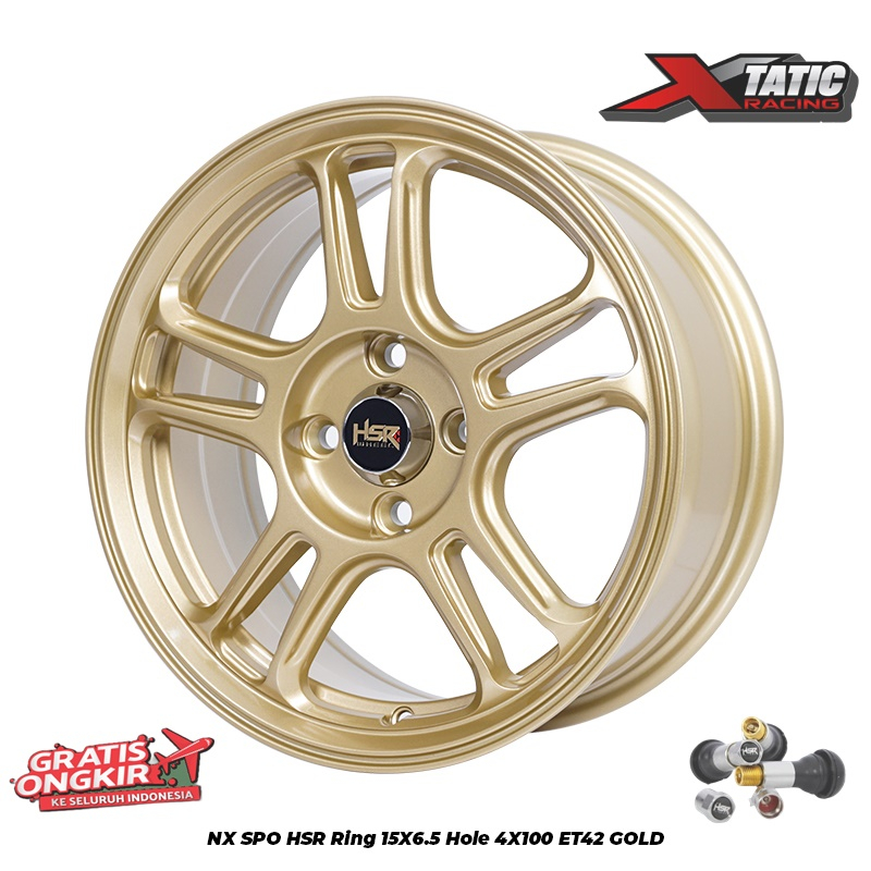 Jual Velg Pelek Mobil R15 Hsr Nx Spo Holle 4x100 Brio Vios Calya ...