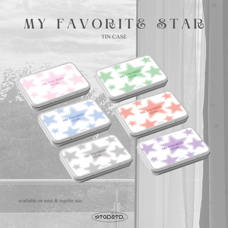 Jual [NUTGUDSTUDIO] MY FAVORITE STAR TIN CASE Shopee Indonesia