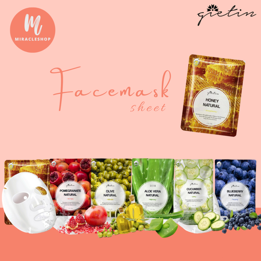 Jual ORIGINAL BPOM Sheet Mask Hydrating Essence Face Mask Brightening