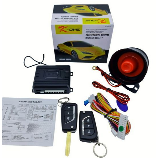 Jual Termurah Alarm Mobil Universal Model Innova Reborn Flip Key KD F15 ...