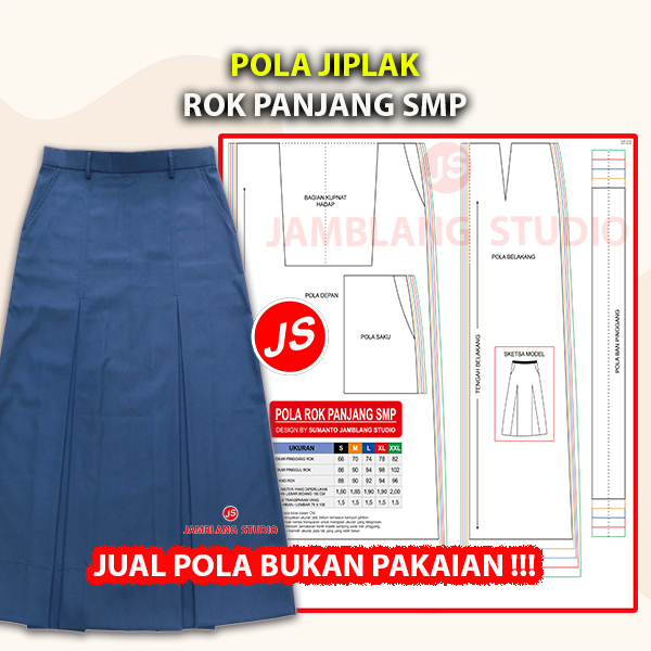 Jual Pola Jiplak Rok Panjang SMP | Shopee Indonesia