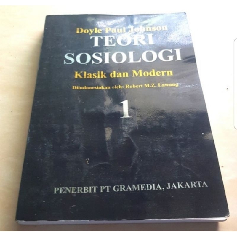 Jual Teori Sosiologi Klasik Dan Modern Doyle Paul Johnson Shopee Indonesia