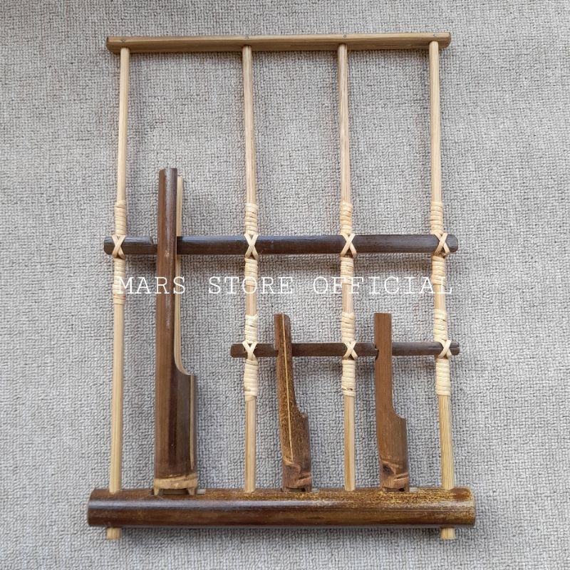 Jual Angklung Bambu Hitam 3 Tabung / Angklung Satuan 3 Tabung | Shopee ...