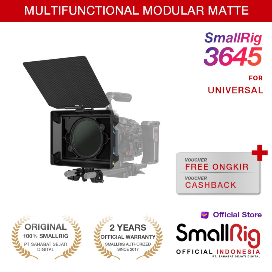 Jual SmallRig Multifunctional Modular Matte Box (Φ95mm) VND Kit 3645