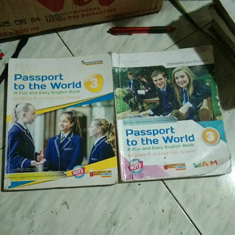 Jual PASSPORT TO THE WORLD /BAHASA INGGRIS SMP KELAS 3/9 PLATINUM K13 ...