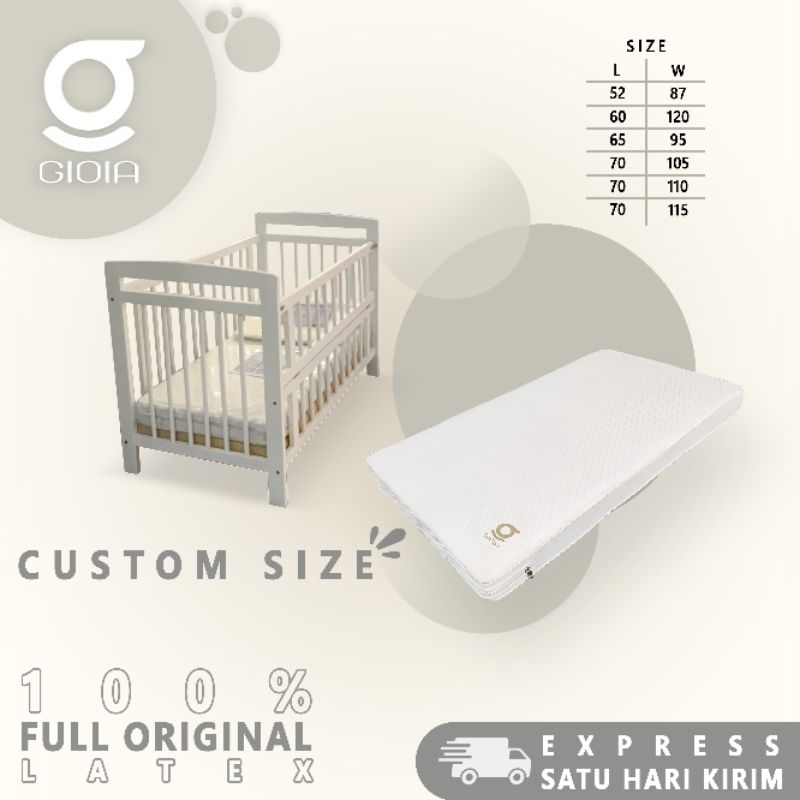 Jual Gioia - Kasur bayi untuk baby box Custom 113 x 62x 8cm | Shopee ...