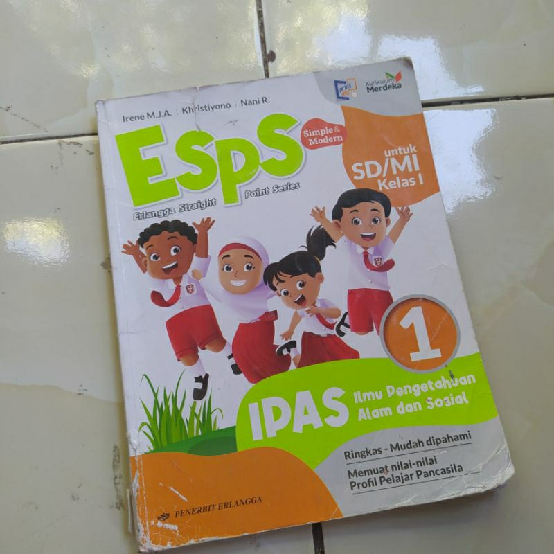 Jual ESPS IPAS UNTUK SD/MI KELAS 1 KURIKULUM MERDEKA ( ILMU PENGETAHUAN ...