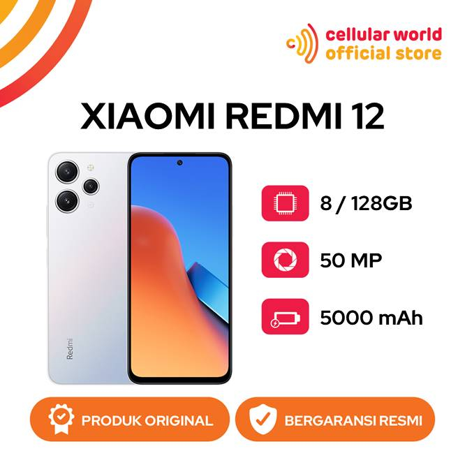 Jual Xiaomi Redmi 12 8/128GB Garansi Resmi | Shopee Indonesia