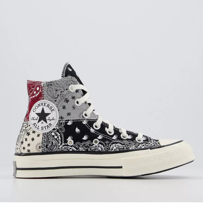 スニーカー ALL STAR HI 70 S NATURAL IVORY PAISLEY 9 Jual Converse All Star Hi 70s Trainers Black Natural Ivory Grey