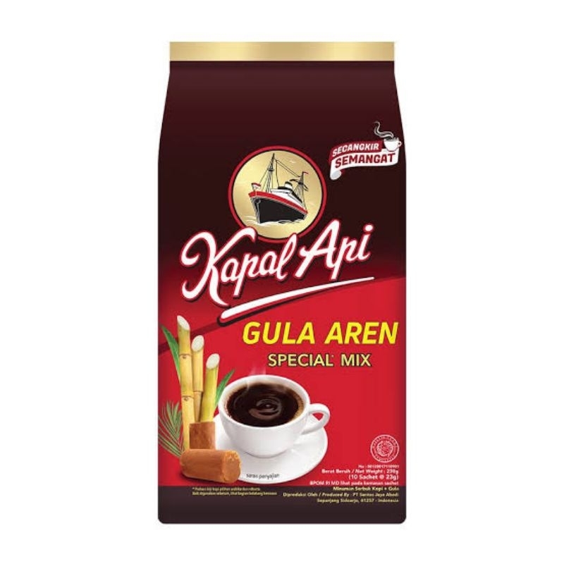 Jual Kapal Api Special Mix Gula Aren (10 sachet x 23 gram) | Shopee ...