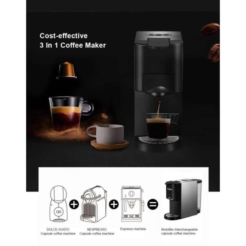 Jual Coffee Machine Multi Capsule 3 in 1/Mesin Kopi 3 in 1 Capsule 19