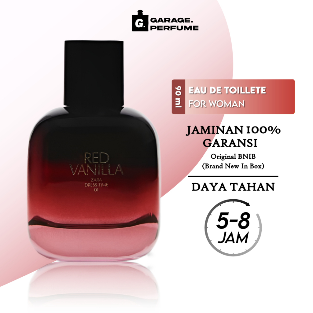 Red Edition Zara Parfum Red Parfum Zara Red Vanilla Original
