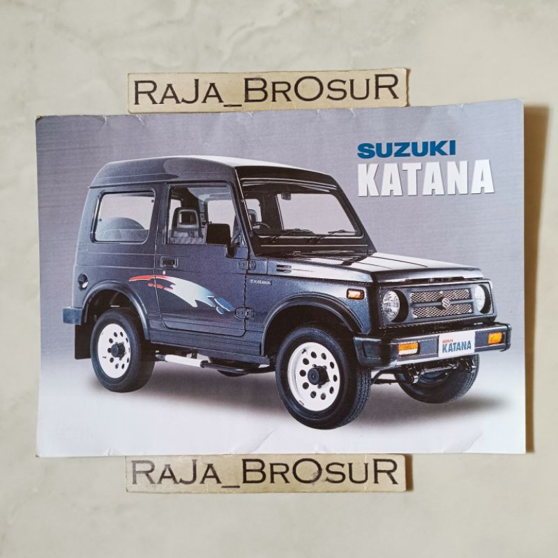 Jual Poster brosur katalog flyer jadul lawas Suzuki Katana | Shopee